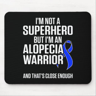 Alopecia Bewustzijn Haarverlies Warrior Hero Survi Muismat