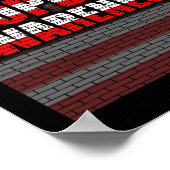 Alopecia Bewustzijn Haarverlies Warrior Patiëntenz Poster (Hoek)