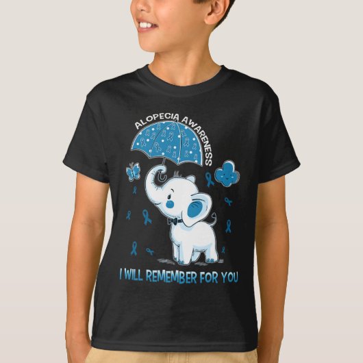 Alopecia Bewustzijn Olifant T-shirt (Voorkant)