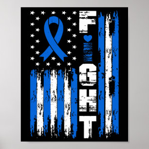 Alopecia Bewustzijn Patriottisch Verenigde Staten Poster