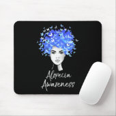 Alopecia Bewustzijn Vlinders Cadeau Muismat (Met muis)