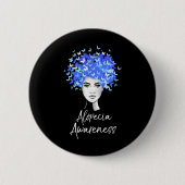 Alopecia Bewustzijn Vlinders Cadeau Ronde Button 5,7 Cm (Voorkant)