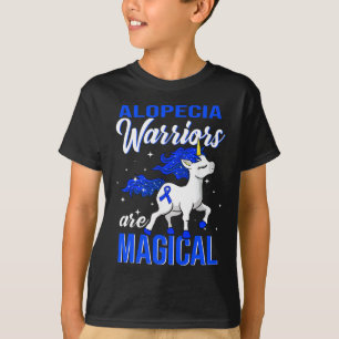 Alopecia Bewustzijn Warrior Fun Eenhoorn T-shirt