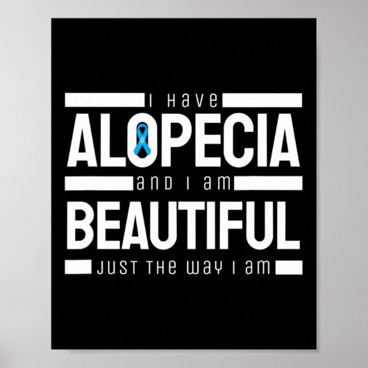 Alopecia en ik zijn prachtig zoals ik me bewust be poster (Voorkant)