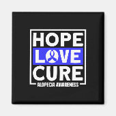 Alopecia Hope Love Healing Alopecia Areata Awarene Magneet (Voorkant)