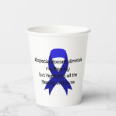 Alopecia Inspirerend papieren bekers (Achterkant)