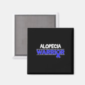Alopecia Warrior Hair Losheid Awareness Ribbon Magneet (Voorkant / Achterkant)