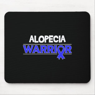 Alopecia Warrior Hair Losheid Awareness Ribbon Muismat