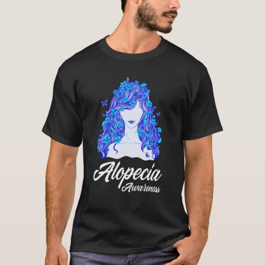 Alopecia Warrior Hair Loss Warrior Alopecia T-shirt (Voorkant)