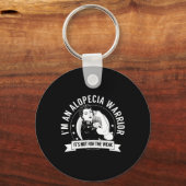 Alopecia Warrior NFTW - Alopecia Bewustzijn Sleutelhanger (Achterkant)