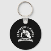 Alopecia Warrior NFTW - Alopecia Bewustzijn Sleutelhanger (Achterkant)