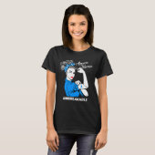 Alopecia Warrior Onbreekbaar Alopecia Awareness G T-shirt (Voorkant volledig)
