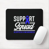 Alopecia Warrior Support Squad Alopecia Awareness Muismat (Met muis)