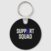 Alopecia Warrior Support Squad Alopecia Awareness Sleutelhanger (Achterkant)