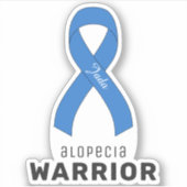 Alopecia Warrior Vinyl Sticker (Voorkant)