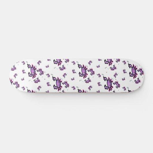 A'lotl axolotls persoonlijk skateboard (Horizontaal)