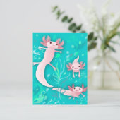Alotta Axolotls Briefkaart (Staand voorkant)