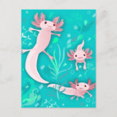 Alotta Axolotls Briefkaart (Voorkant)