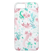 Alotta Roze Axolotls White Hoesje-Mate iPhone Case (Achterkant)