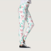 Alotta Roze Axolotls Witte Leggings (Rechts)