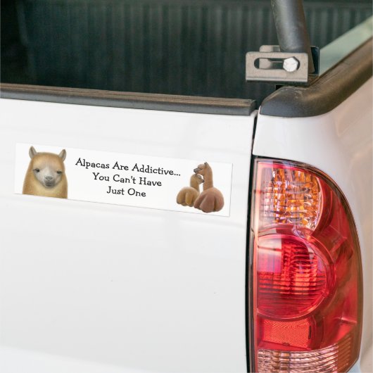 Alpaca Addication Bumpersticker (Op Truck)