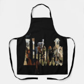 Alpaca Afbeelding Name, Full Print Apron Schort (Voorkant)