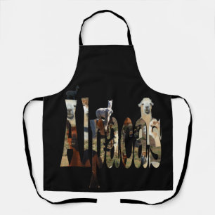 Alpaca Afbeelding Name, Full Print Apron Schort