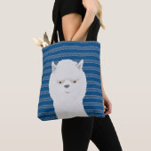 Alpaca Allover-Canvas tas (Dichtbij)