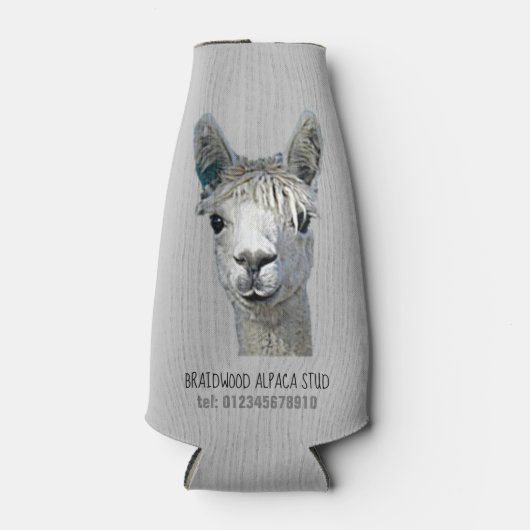 Alpaca Alpakka Alpaka Alpaga Flesjeskoeler (Voorkant)