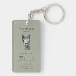 Alpaca Alpakka Alpaka Alpaga Sleutelhanger