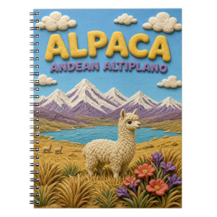 Alpaca Andes Altiplano Modern KlayKoo Notitieboek