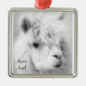Alpaca Angel White Alpaca Angel Ornament (Voorkant)