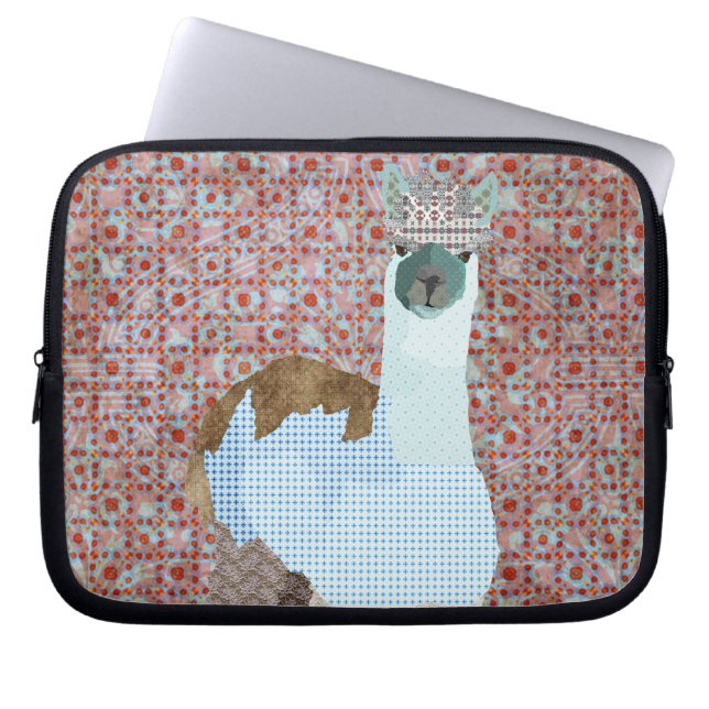 Alpaca Art Computer Sleeve (Voorkant)