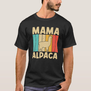 Alpaca Art voor mam Grandma Women Llama Ani T-shirt