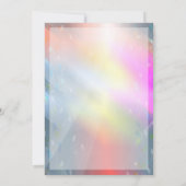 Alpaca Baby Girl 1e verjaardag Kaart (Achterkant)