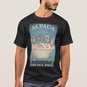 Alpaca badzeep was uw hoeven Klassieke T-Shirt
