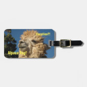 Alpaca Bag Bagagelabel (Voorkant horizontaal)