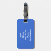 Alpaca Bag Bagagelabel (Achterkant verticaal)