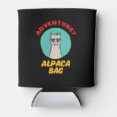 Alpaca Bag Funny Cute Holiday Vacation Travel Punk Blikjeskoeler (Voorkant)