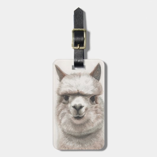 Alpaca Bagagelabel Llama Bag ID (Voorkant verticaal)