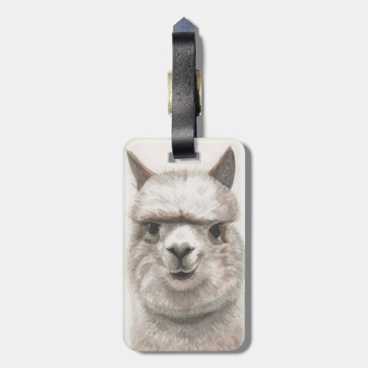 Alpaca Bagagelabel Llama Bag ID (Achterkant verticaal)
