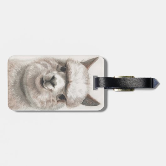 Alpaca Bagagelabel Llama Bag ID (Achterkant horizontaal)
