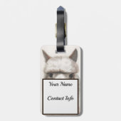 Alpaca Bagagelabel Llama Bag ID (Achterkant verticaal)