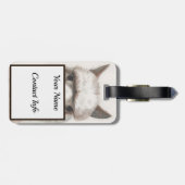 Alpaca Bagagelabel Llama Bag ID (Achterkant horizontaal)