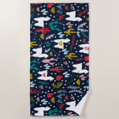 Alpaca Beach Towel Strandlaken (Voorkant)