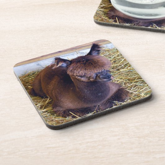 Alpaca Bier Onderzetter (Linkerzijde)