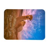 Alpaca Bijbel Verse Draw Dichtbij God Foto Magneet (Horizontaal)