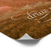 Alpaca Bijbelse Draw Near God Poster (Hoek)