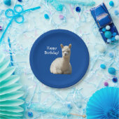 Alpaca Birthday Bord 7-inch papier (Feest)