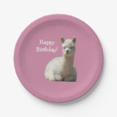 Alpaca Birthday Bord 7-inch papier (Voorkant)